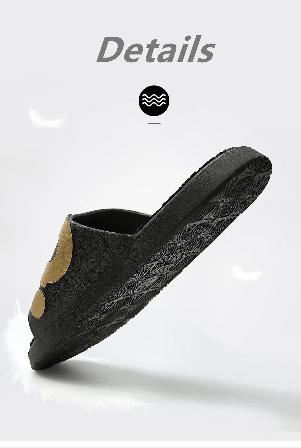 Very G Slippers Home Men Slippers Summer Beach Question Mark Indoor Male Slides Soft Bottoms Non-slip Men's Shoes