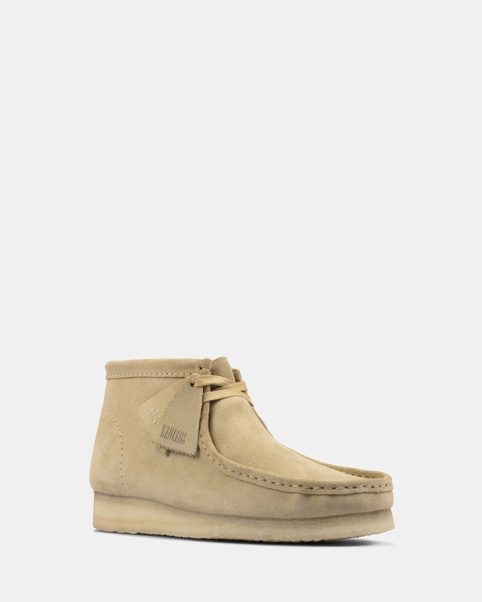 Comfortable Grip Chunky Sole Wallabee Boot (M) Maple Suede