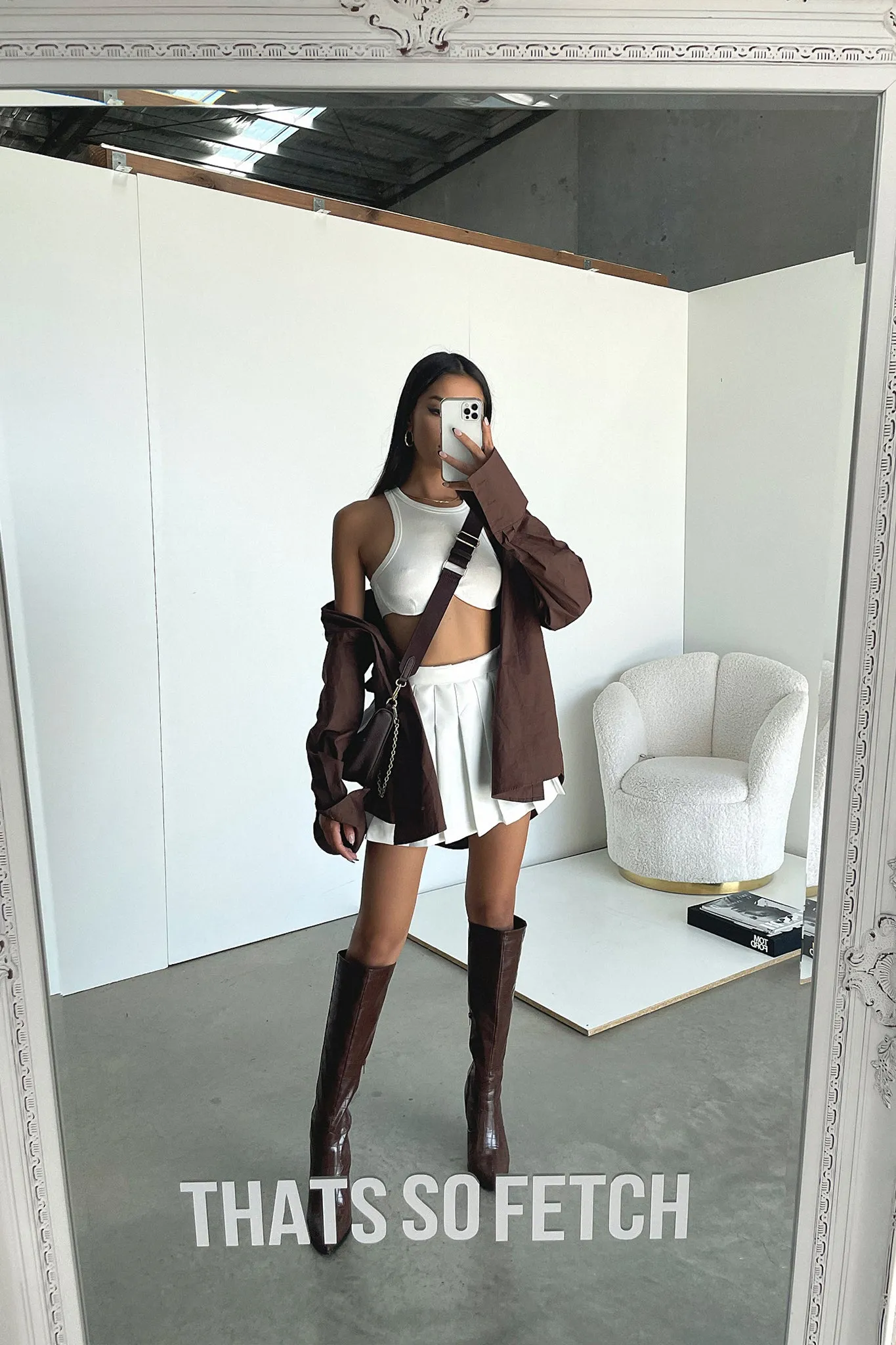 Edora Knee - High Boot - Brown Croc Adidas 3d Shoe