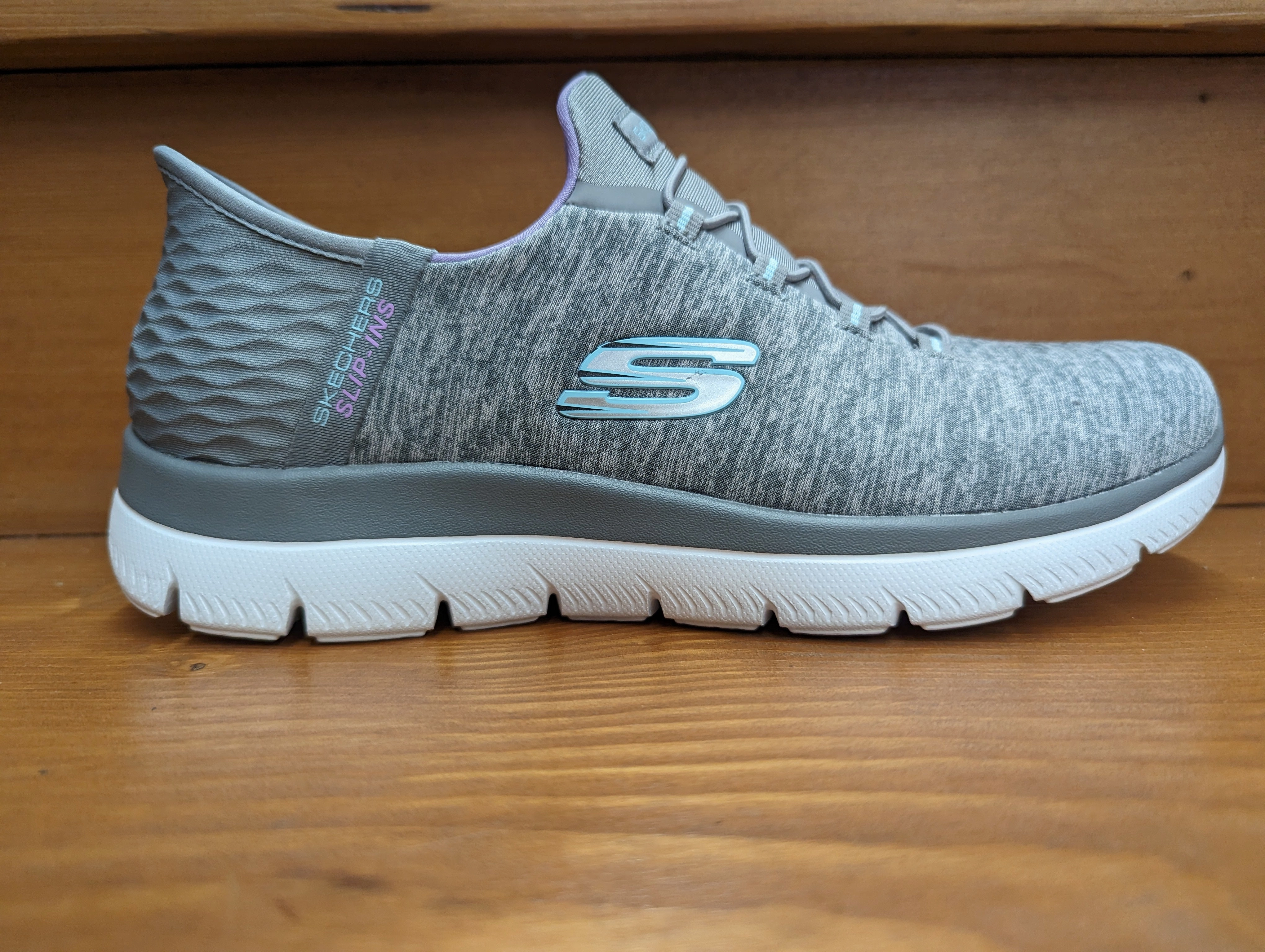 ultra - marathon Skechers Step-In Summits-Dazzling Haze Grey/Multi 149937 GYMT