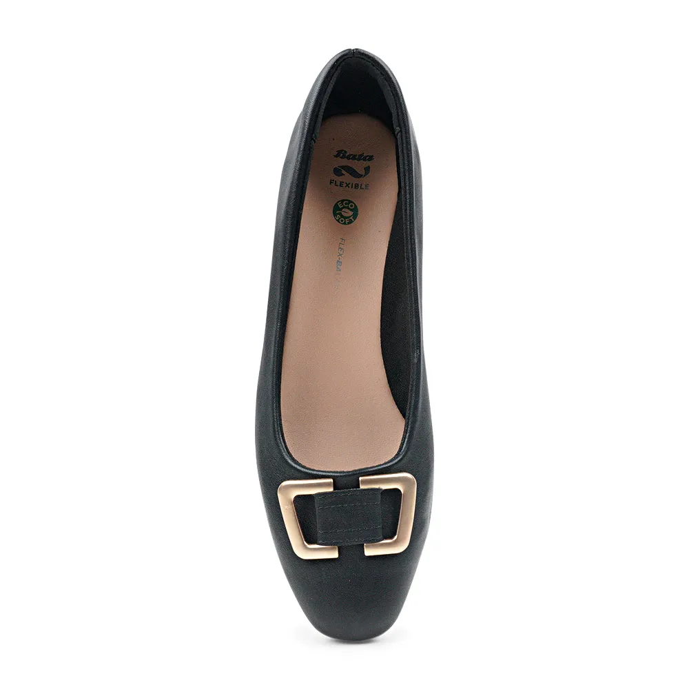 Double Monk Dress Shoes Bata FAITH Women's Casual Wedge Pump Shoe