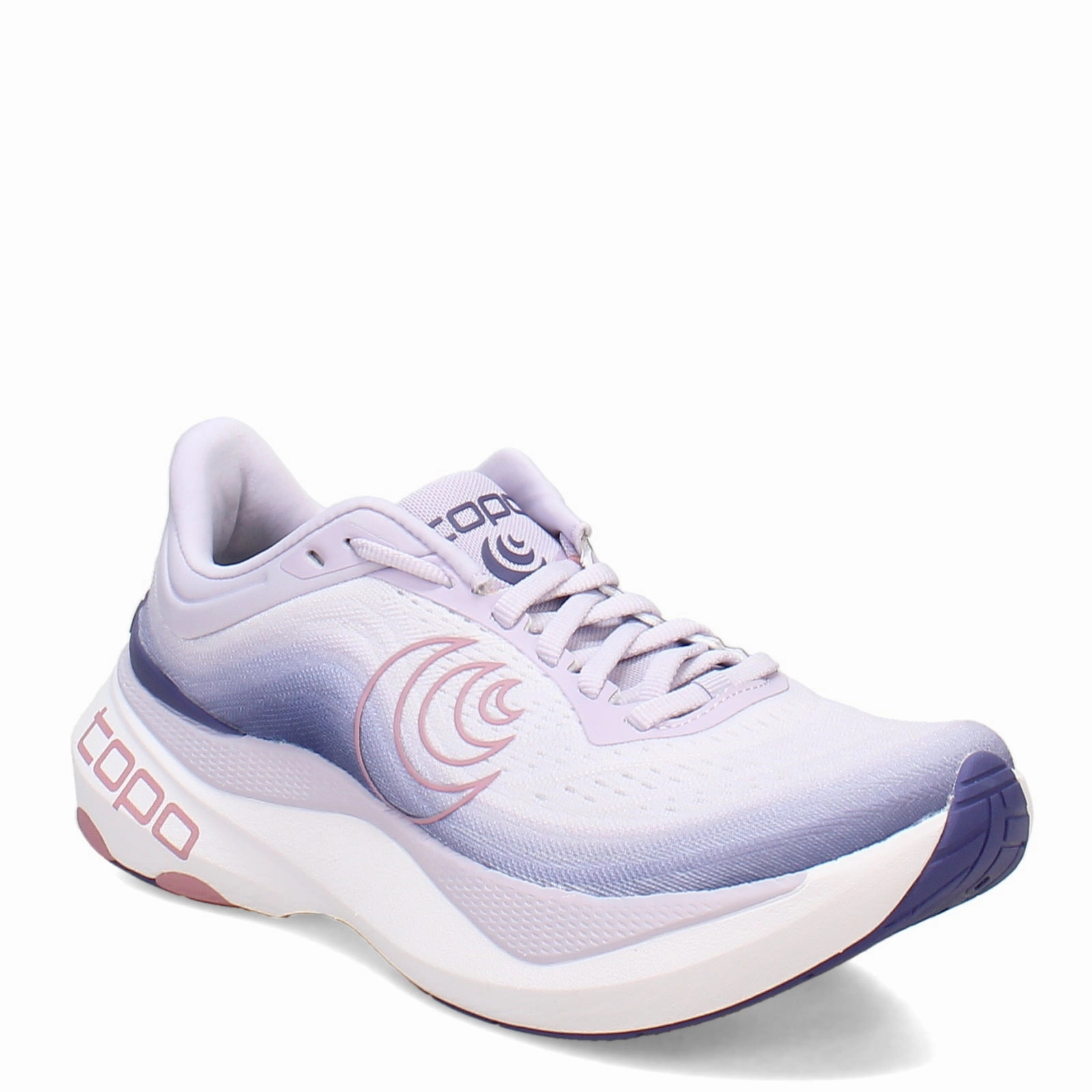 Women's Topo, Aura Running Shoe Smooth Step Flexible Laces