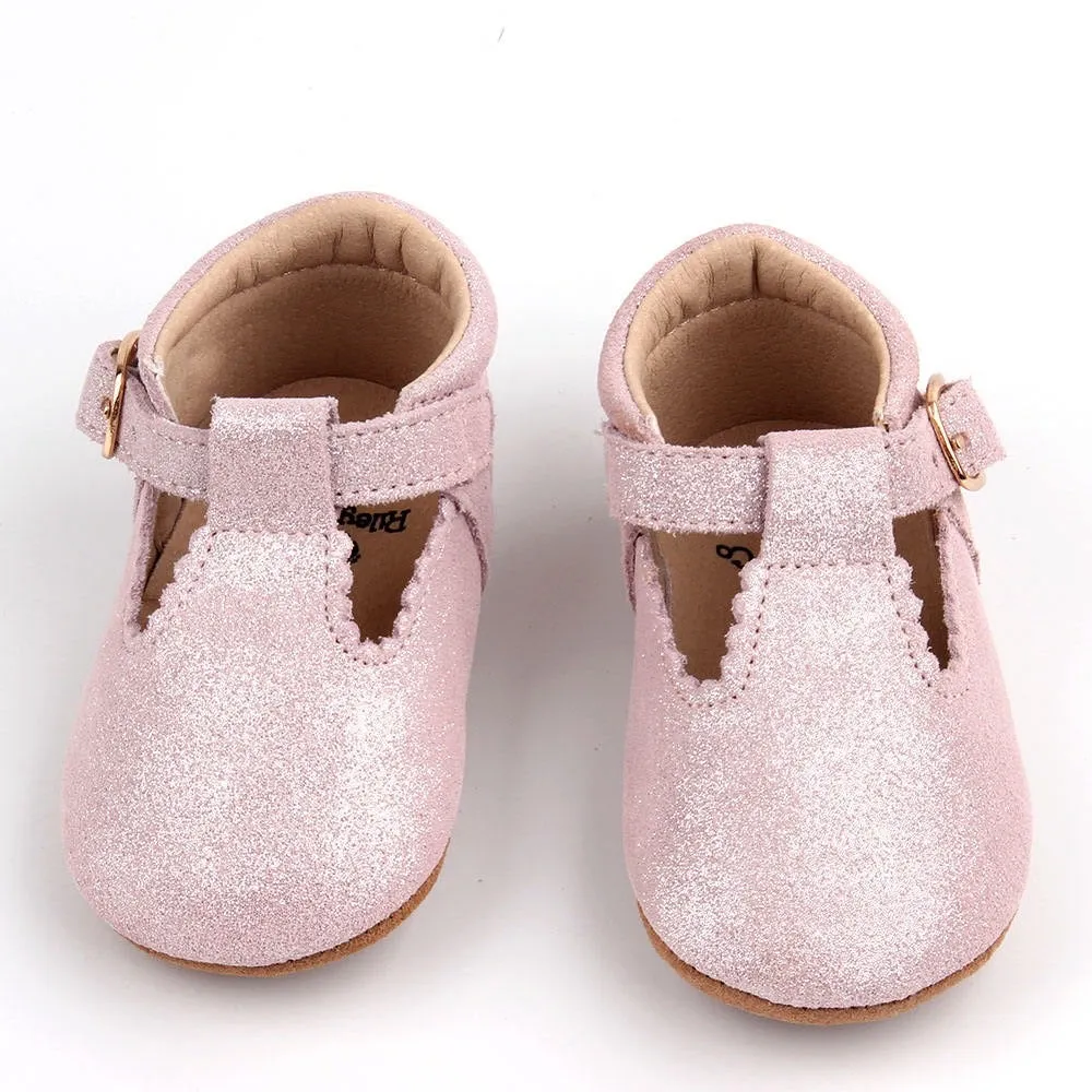 Riley T-Straps - Sparkle Pink Asics Running Shoes Reddit