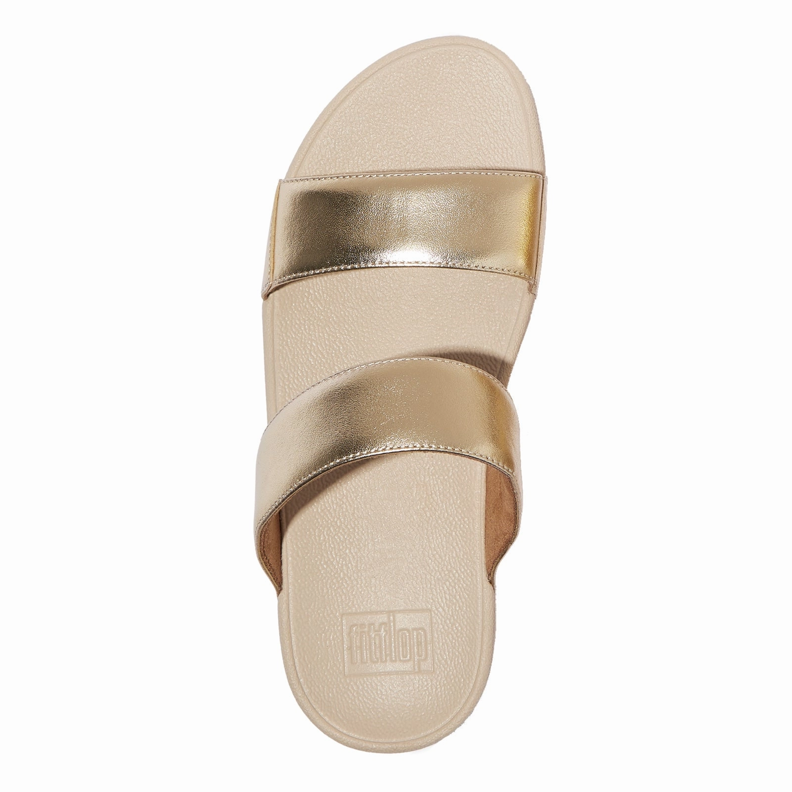 Cushioned Footbed Comfy Feel Women's FitFlop, Lulu Leather Slide