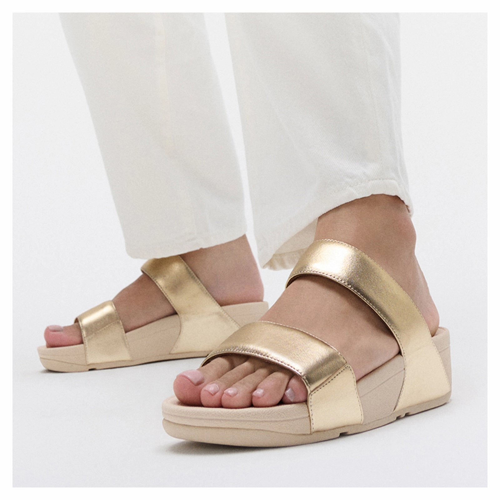 Beach Holiday Gear Park Pool Outfit Women's FitFlop, Lulu Leather Slide