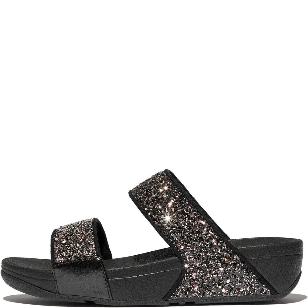 Winter Warm Seasonal Footwear Fitflop Lulu 2 Bar Glitter Sandal