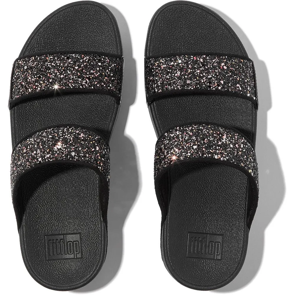 Fitflop Lulu 2 Bar Glitter Sandal Comfort Zone Sturdy Construction