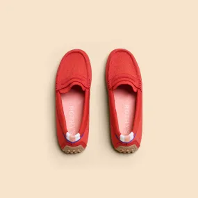 Rothy -  Men - The Driving Loafer - Orange Coach Loafers