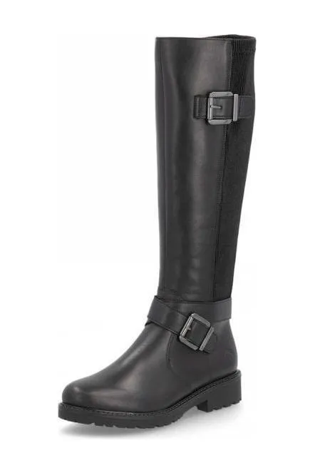 Summer Friendly Remonte R6593-00 Long boot in black