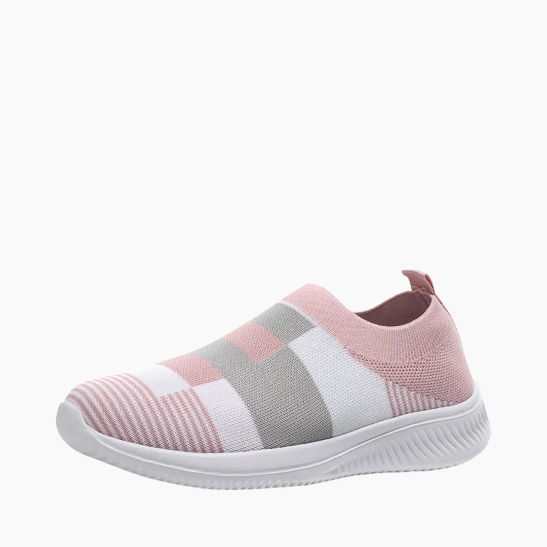 Abeo Loafers Round Toe, Slip-on : Walking Shoes for Women