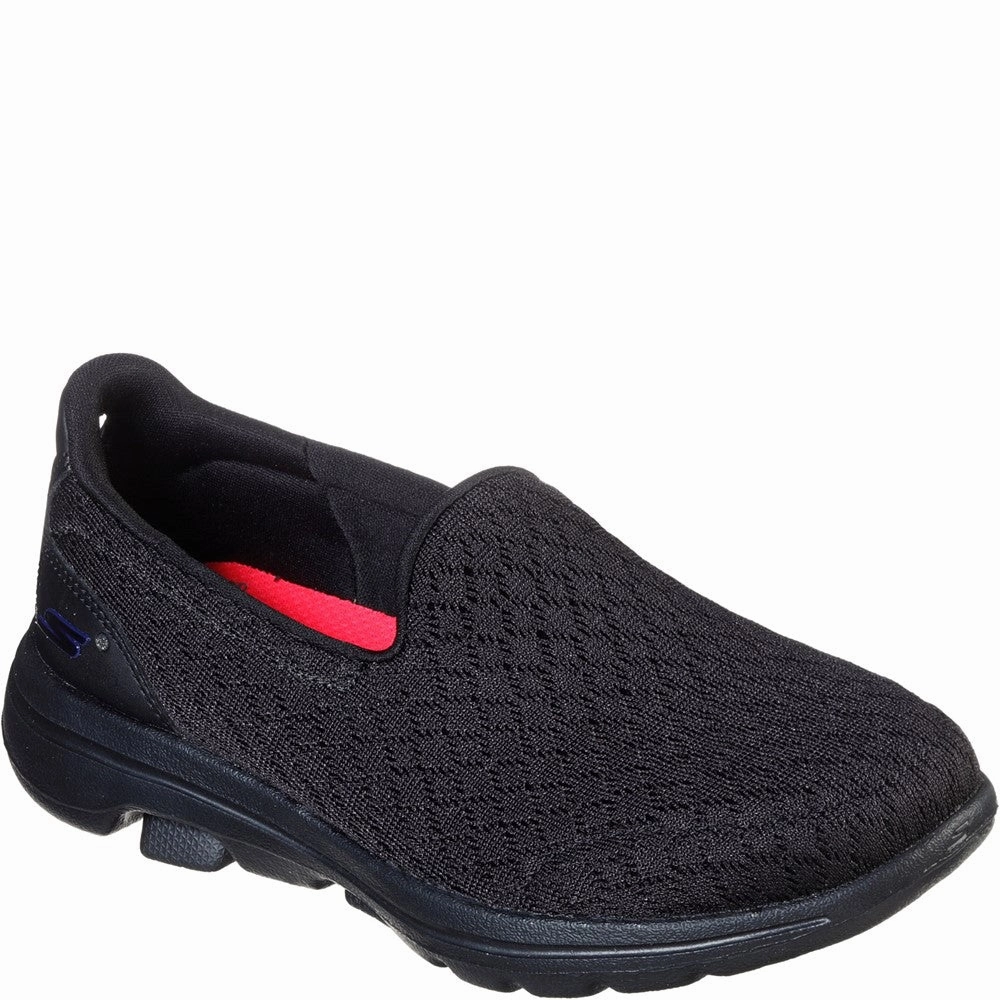 Skechers Go Walk 5 Moving On School Shoes Good elasticity