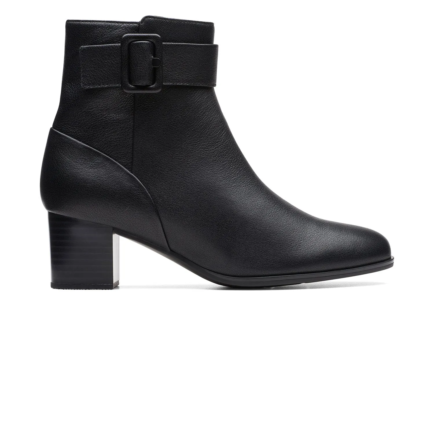 Womens - Loken Zip WP Black Leather Practical Use Padded