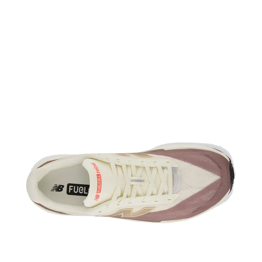 New Balance Men's FuelCell Rebel v5 Sneaker in Angora with Earth Shadow and Sea Salt New Balance 997h K
