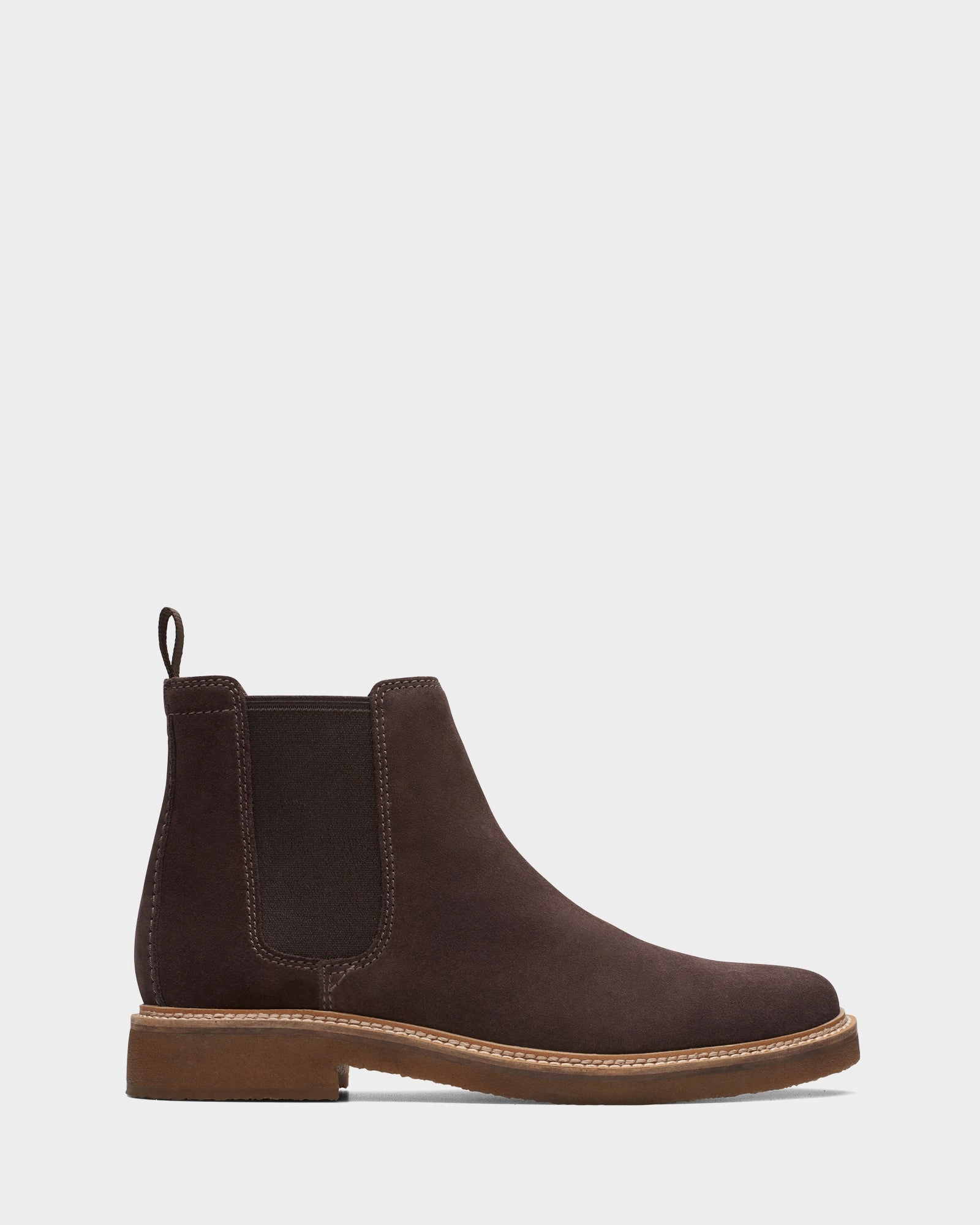 Festival Ready Smooth Wear Clarkdale Easy Dark Brown Suede