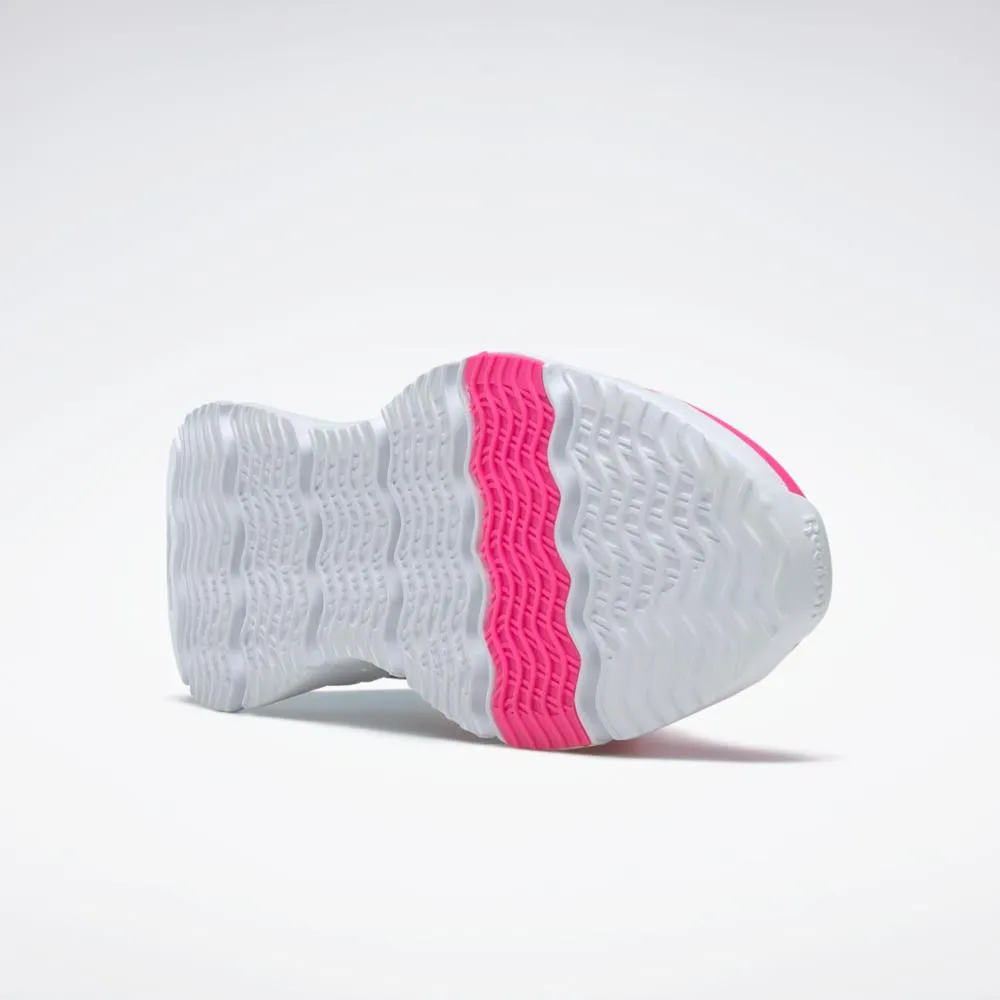 Zero Drop Running Shoes Asics Reebok Footwear Kids ZIG DYNAMICA 2.0 ALT ATOMIC PNK/DIGITAL BLUE/ACID Y