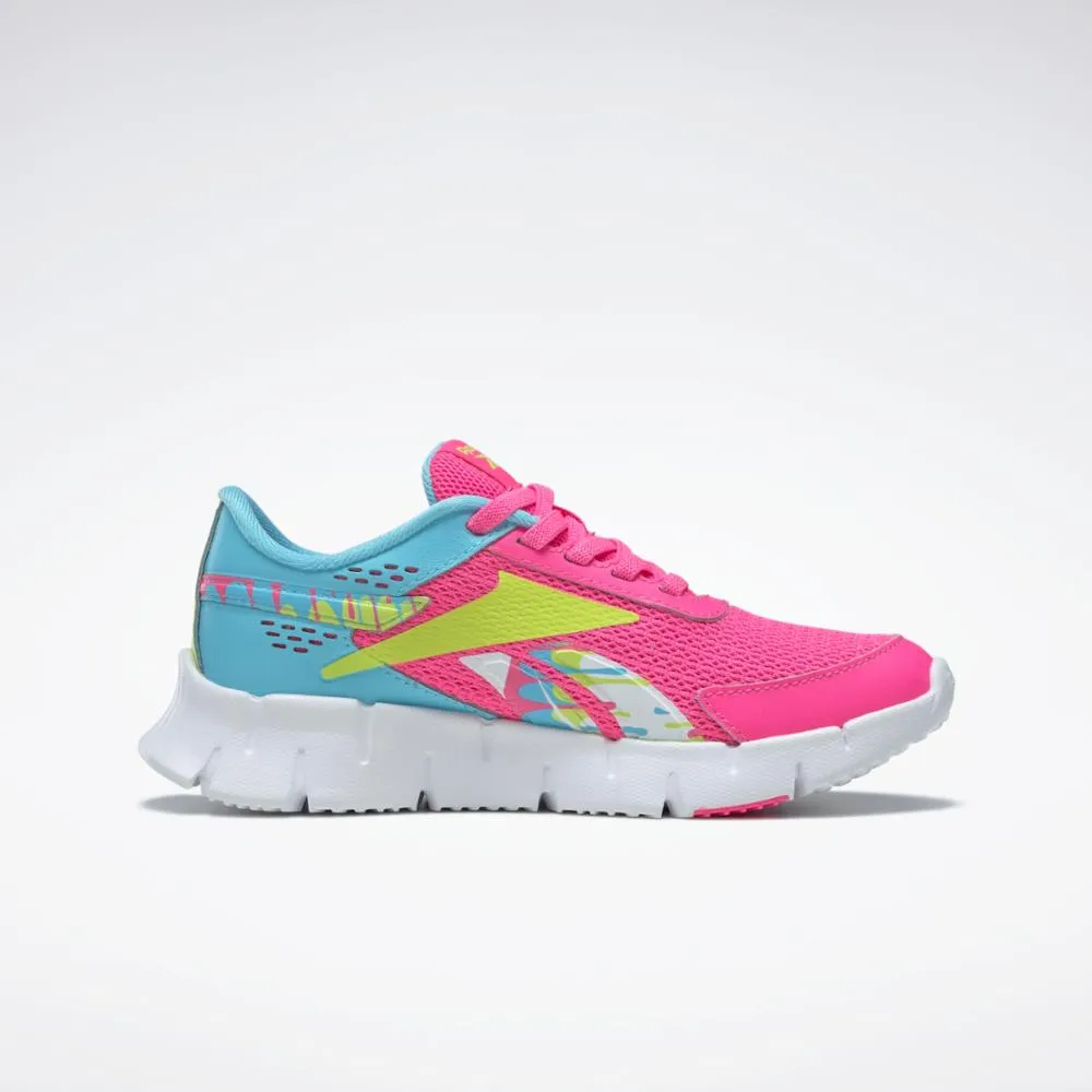 Reebok Footwear Kids ZIG DYNAMICA 2.0 ALT ATOMIC PNK/DIGITAL BLUE/ACID Y Asics Gel Pulse 11 Running Shoes