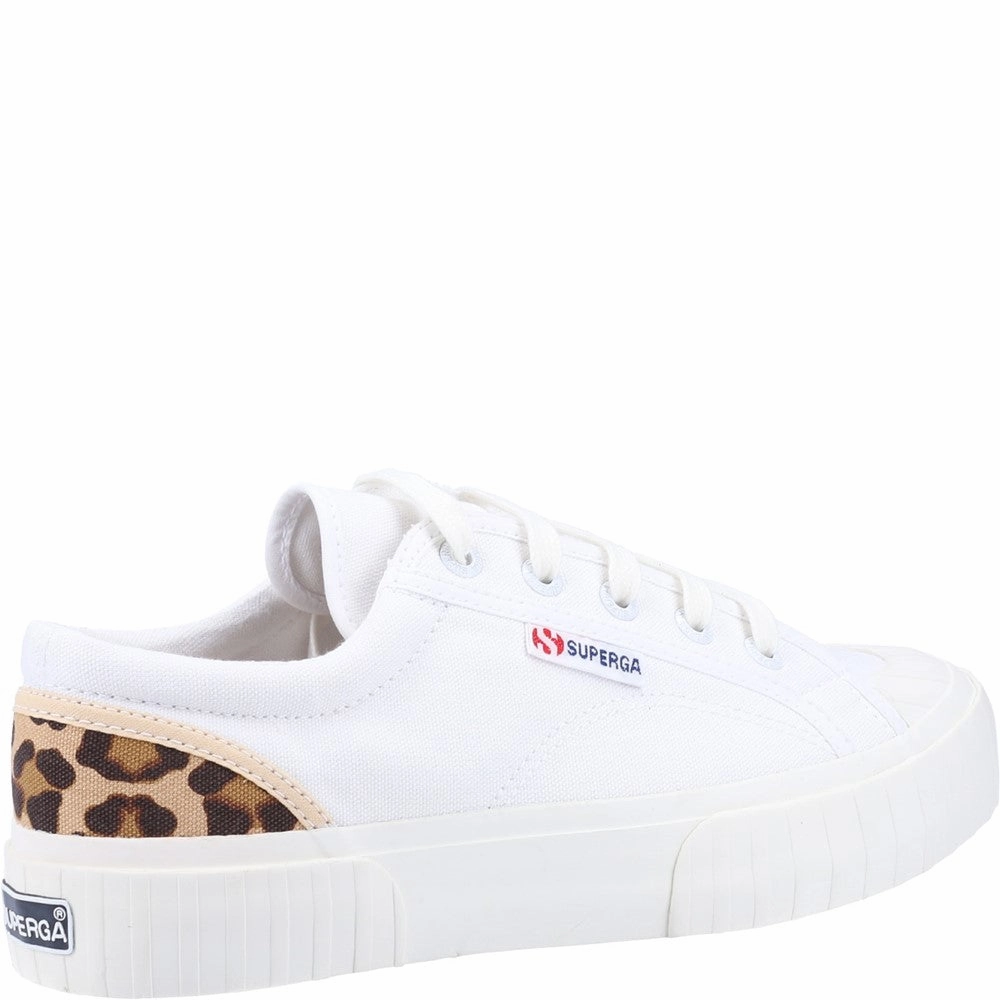 Superga 2630 Stripe Pad Leopard Trainers for running ankle - support - feature shoes
