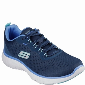 Skechers Flex Appeal 5.0 Wide Fit Trainer running in forest shoes