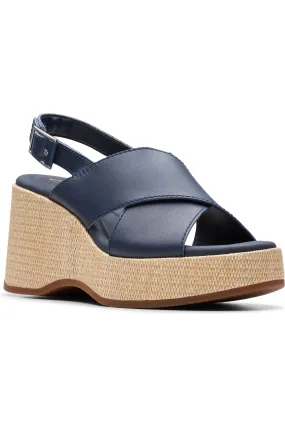 Easy Choice Clarks Manon Wish in Navy Leather