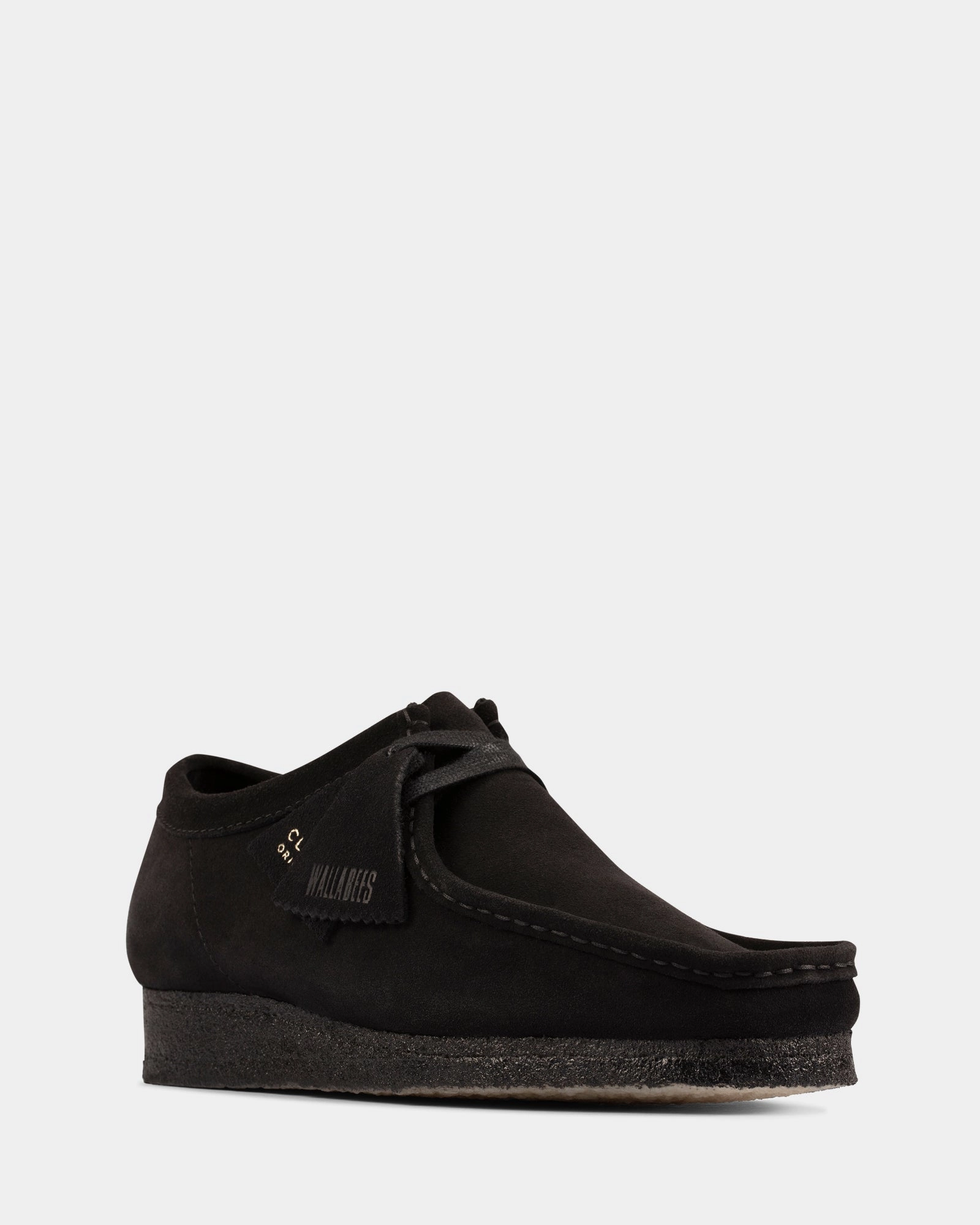 Premium Fit Wallabee. (W) Black Suede Ii