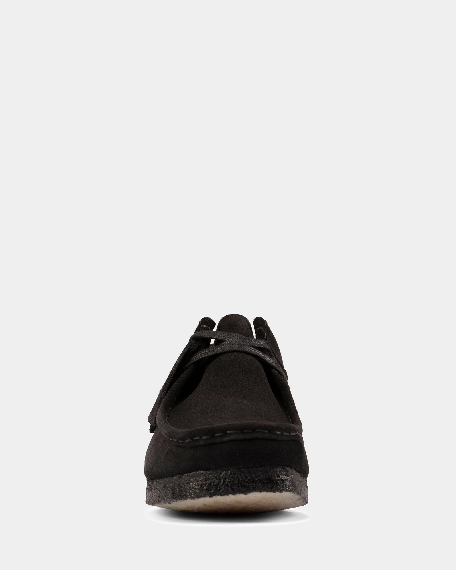 Wallabee. (W) Black Suede Ii Soft Detail