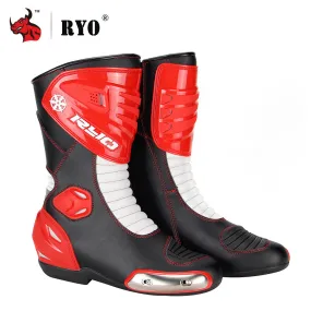 RYO Motorcycle Boots Men Racing Dirt Bike Motocross Boots Adidas Rider Shoes
