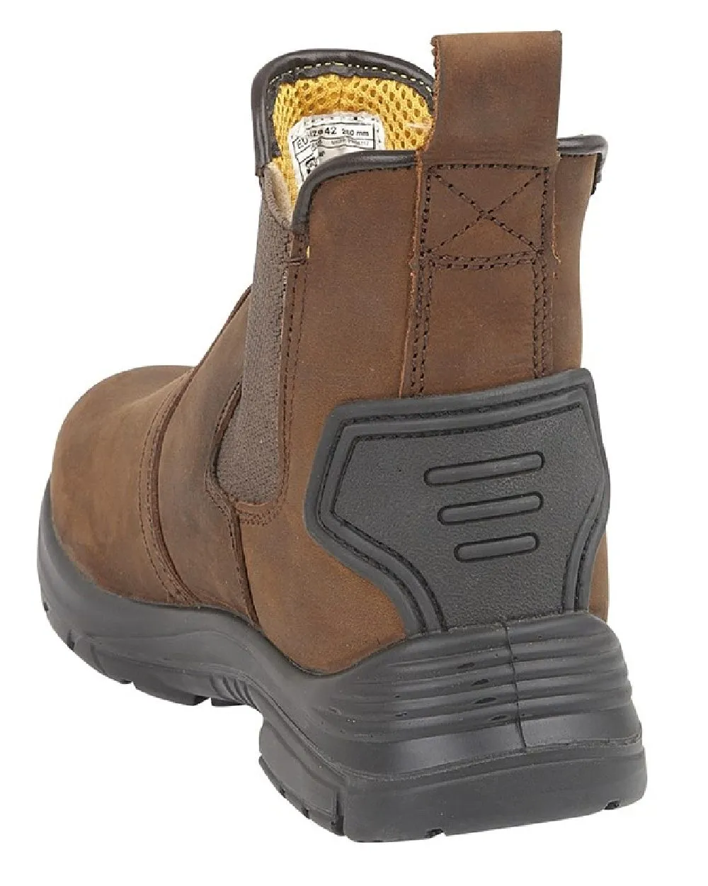 Grafters Super Wide EEEE Fit Water Resistant Safety Dealer Boots Durashock Work Boots