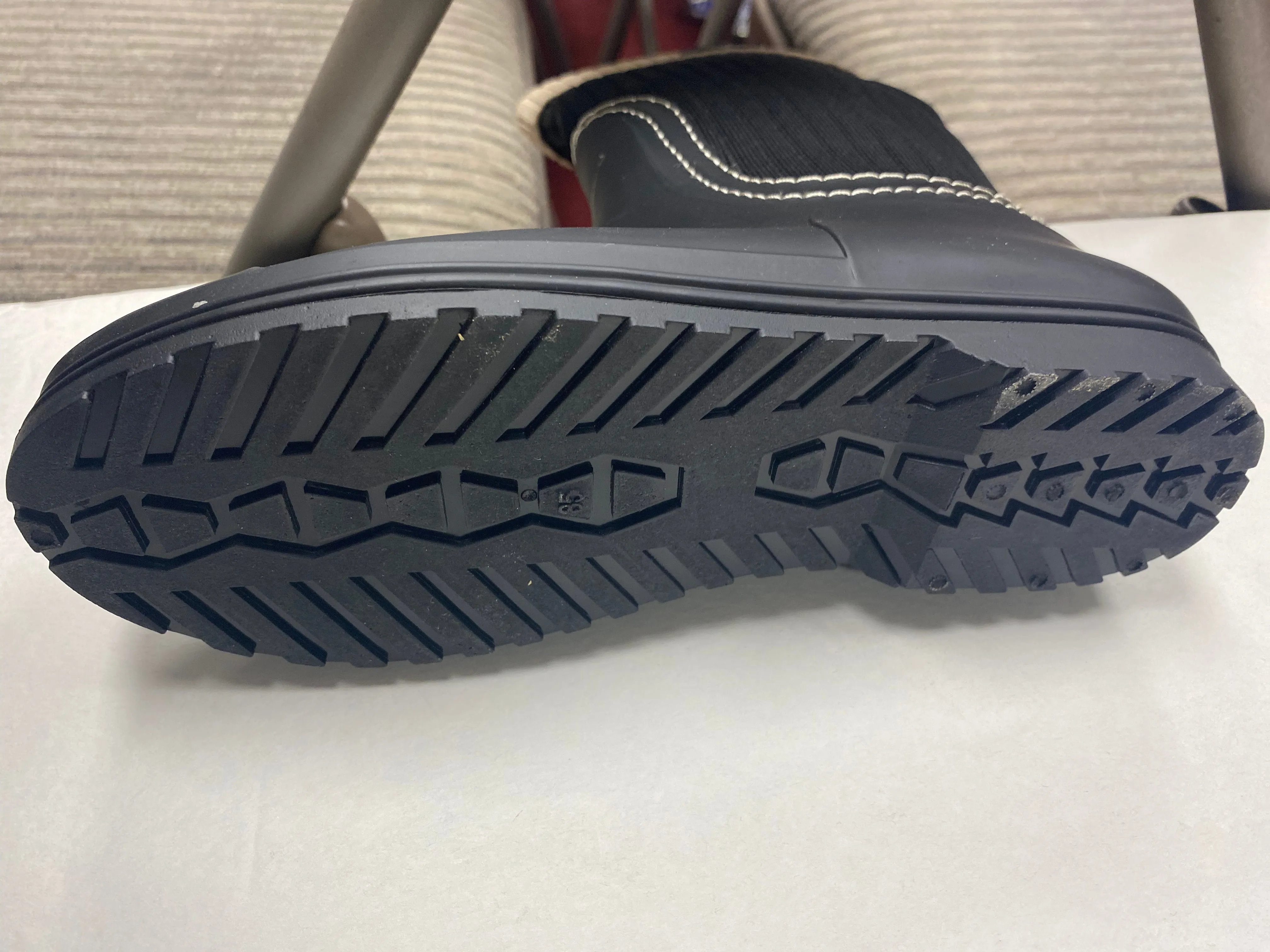 Moncler Snow Boot SALE FW22 Lolit WB305 Ribbed Sock Bone Cuff Winter Boot