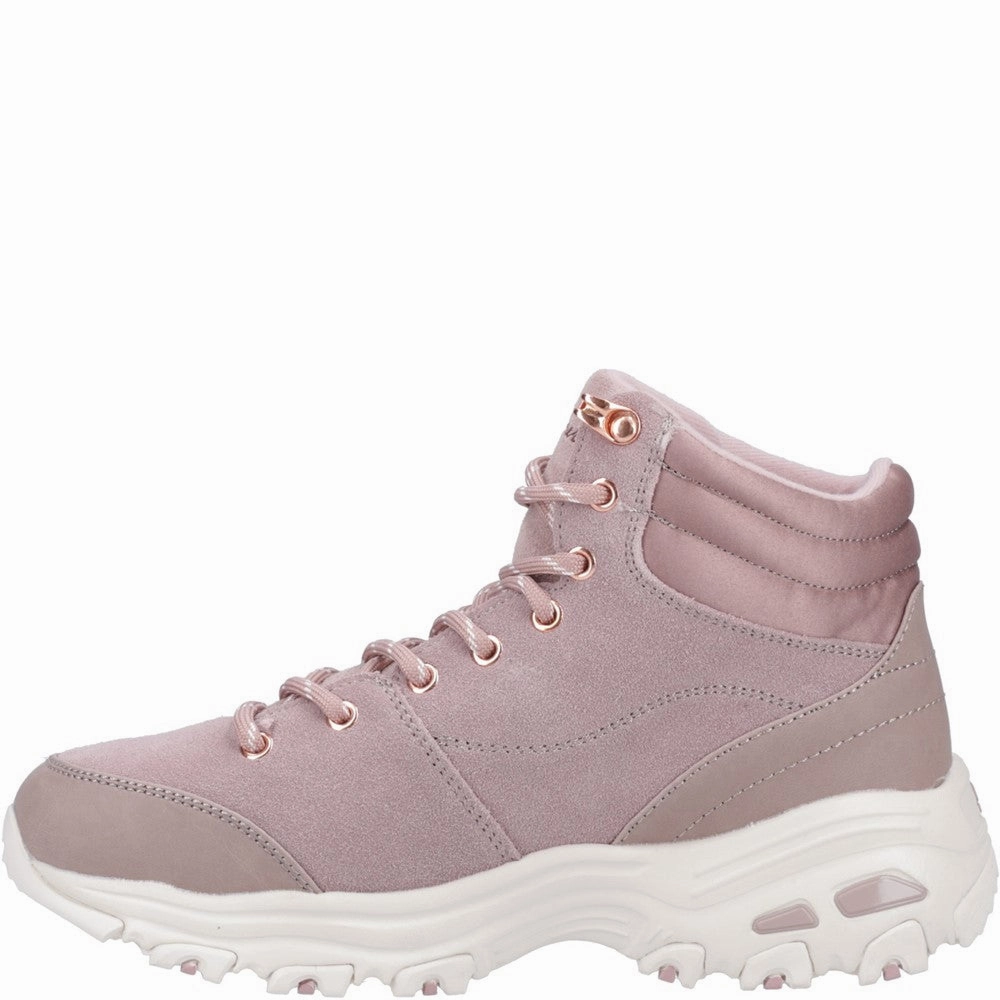 Breathable Shoes Skechers D'Lites Ankle Boots