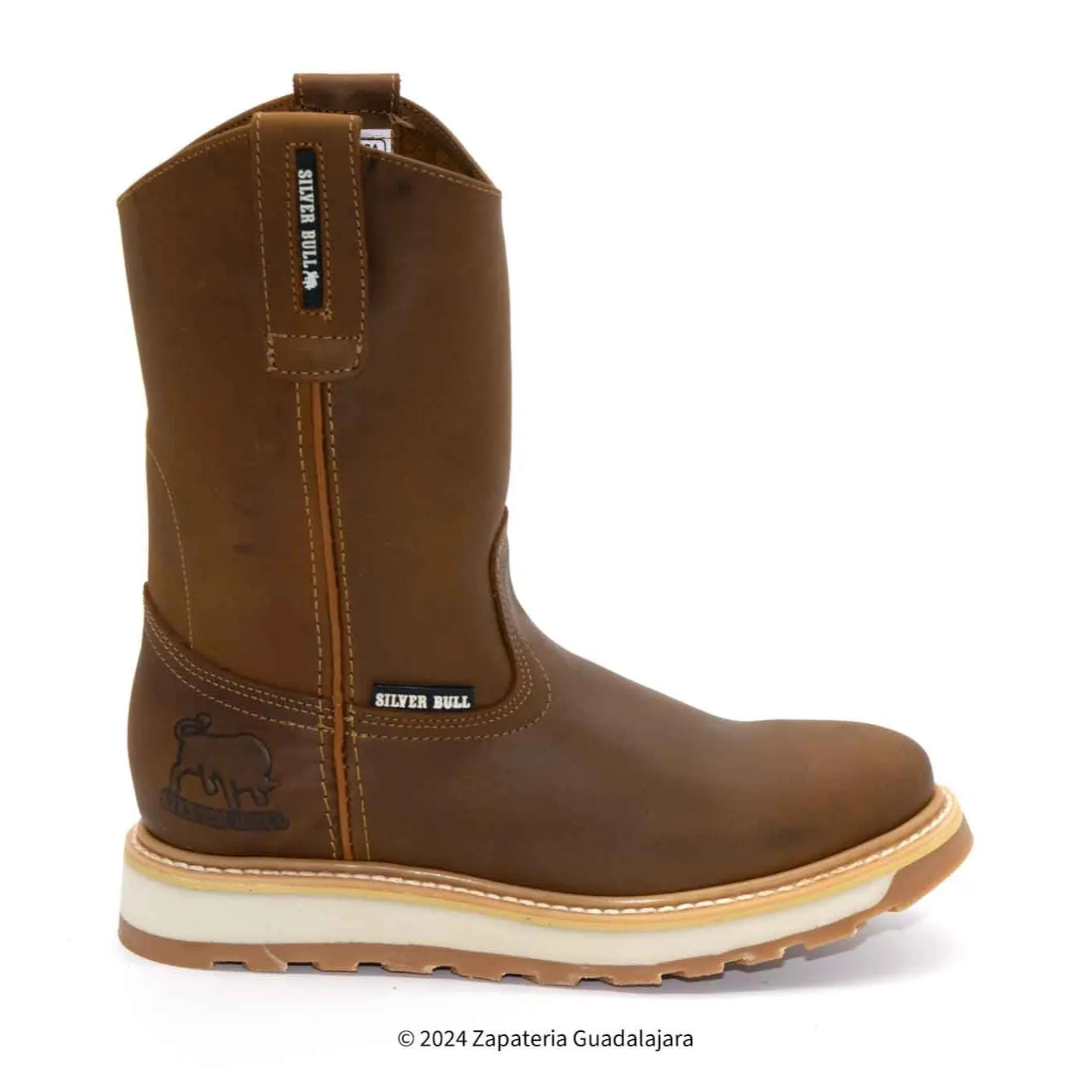 SB2020 SOFT TOE 10" PULL ON LATON GRASSO WORK BOOT 606 Work Boots