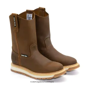 SB2020 SOFT TOE 10" PULL ON LATON GRASSO WORK BOOT 8 Inch Steel Toe Work Boots