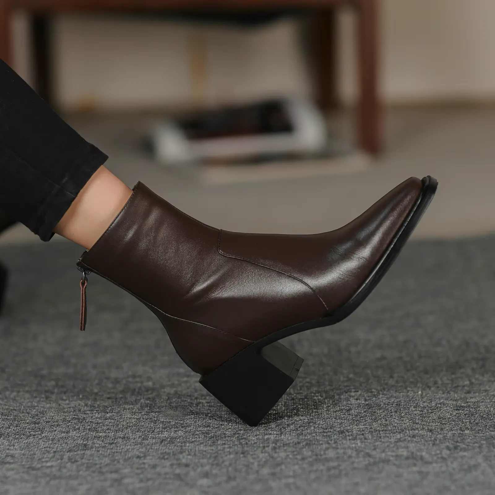 USS Shoes Evelyn Women's Square Toe Ankle Boots Adidas Shadow Shoes Sonic