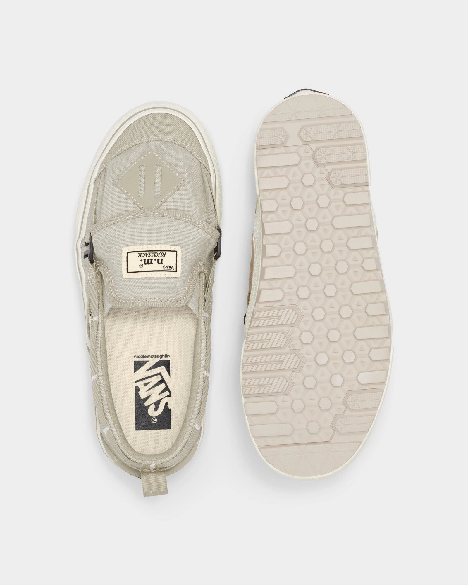 Vans x Nicole McLaughlin - LX Slip-On Mte Rs  - Tan Travel Step Urban Path