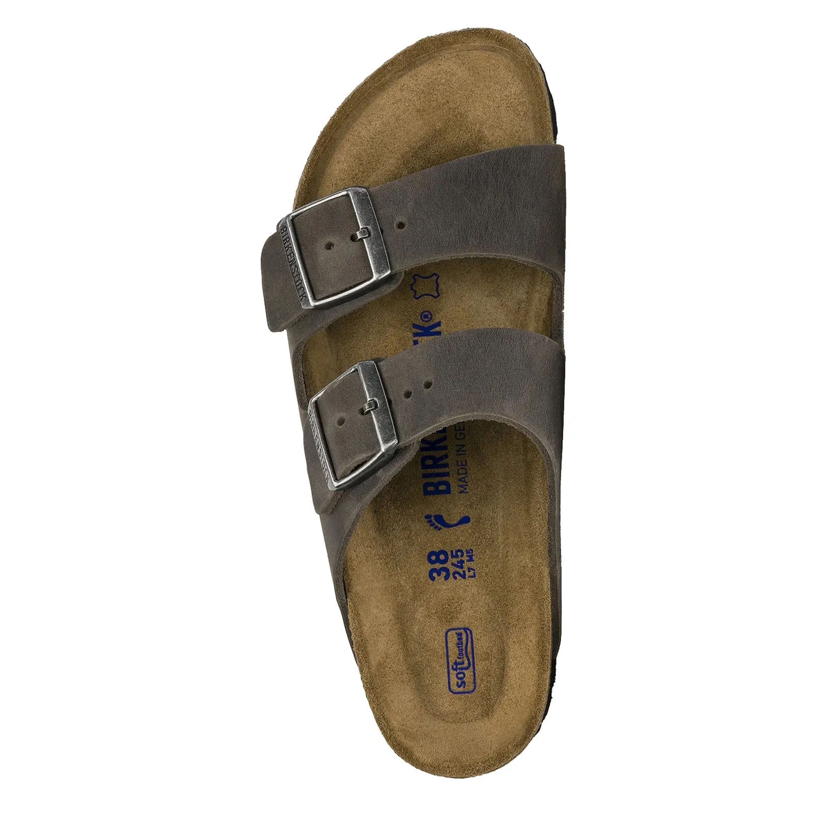 Women's Birkenstock, Arizona Soft Footbed Sandal - Regular Fit Suede Wraparound Design