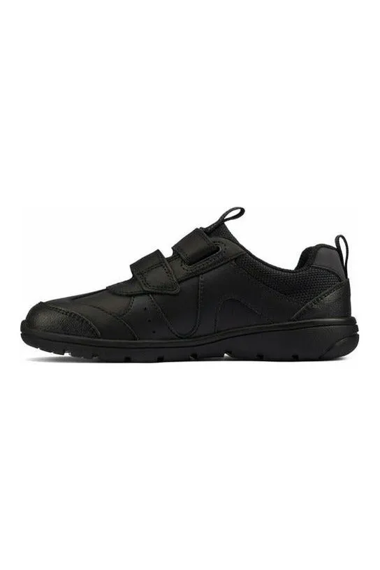 Clarks Scooter Run Kid black leather school shoe Asics Metarise Volleyball Shoes