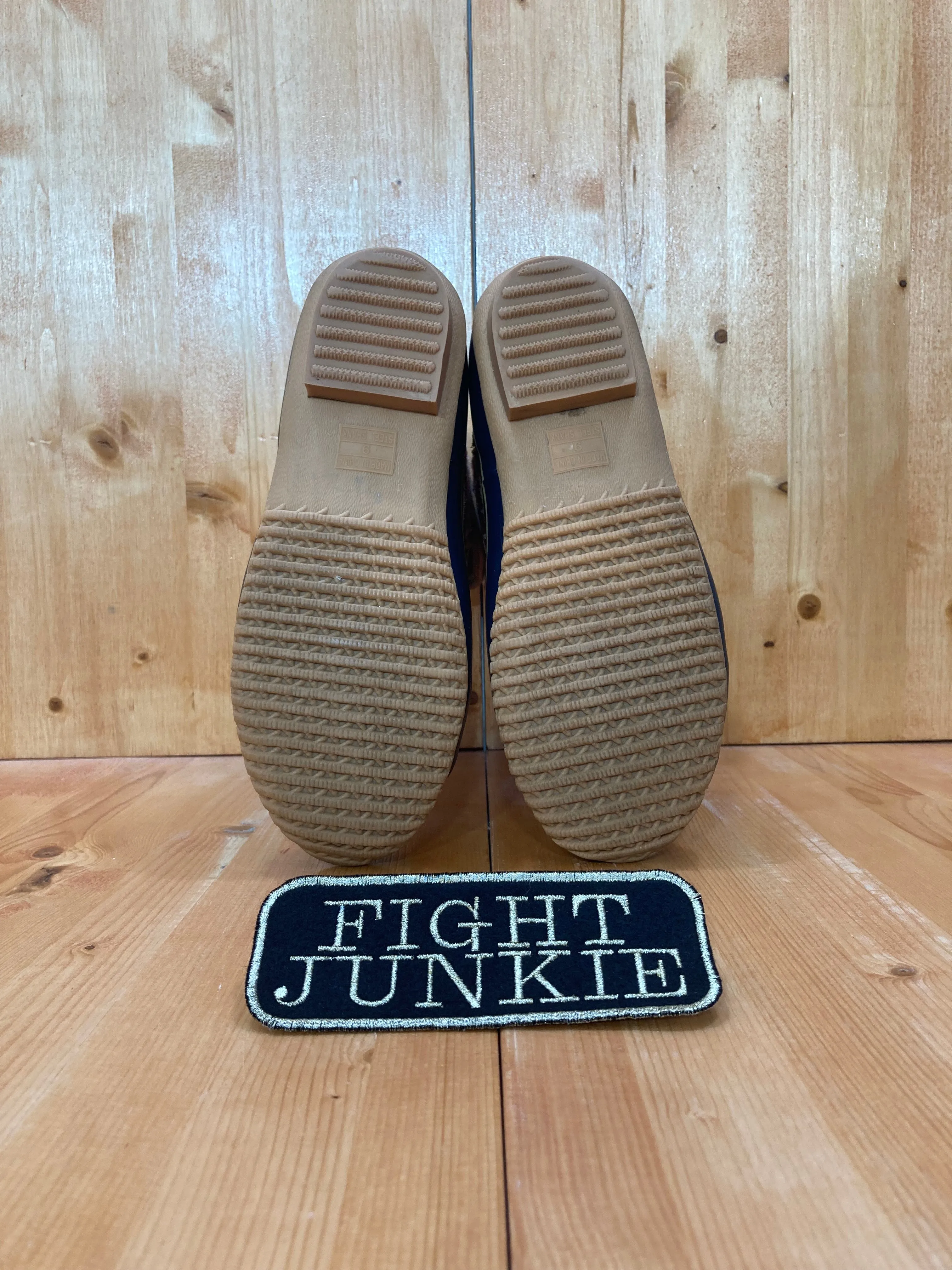 KHOMBU MAYA Women's Size 9M Leather Lace Up Faux Fur Lined Steel Shank Winter Boots Brown Zappos Hunter Rain Boots