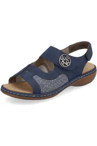 Comfortable Footwear for Summer Daily Wear Rieker Womens Sandals 65989 15 blue