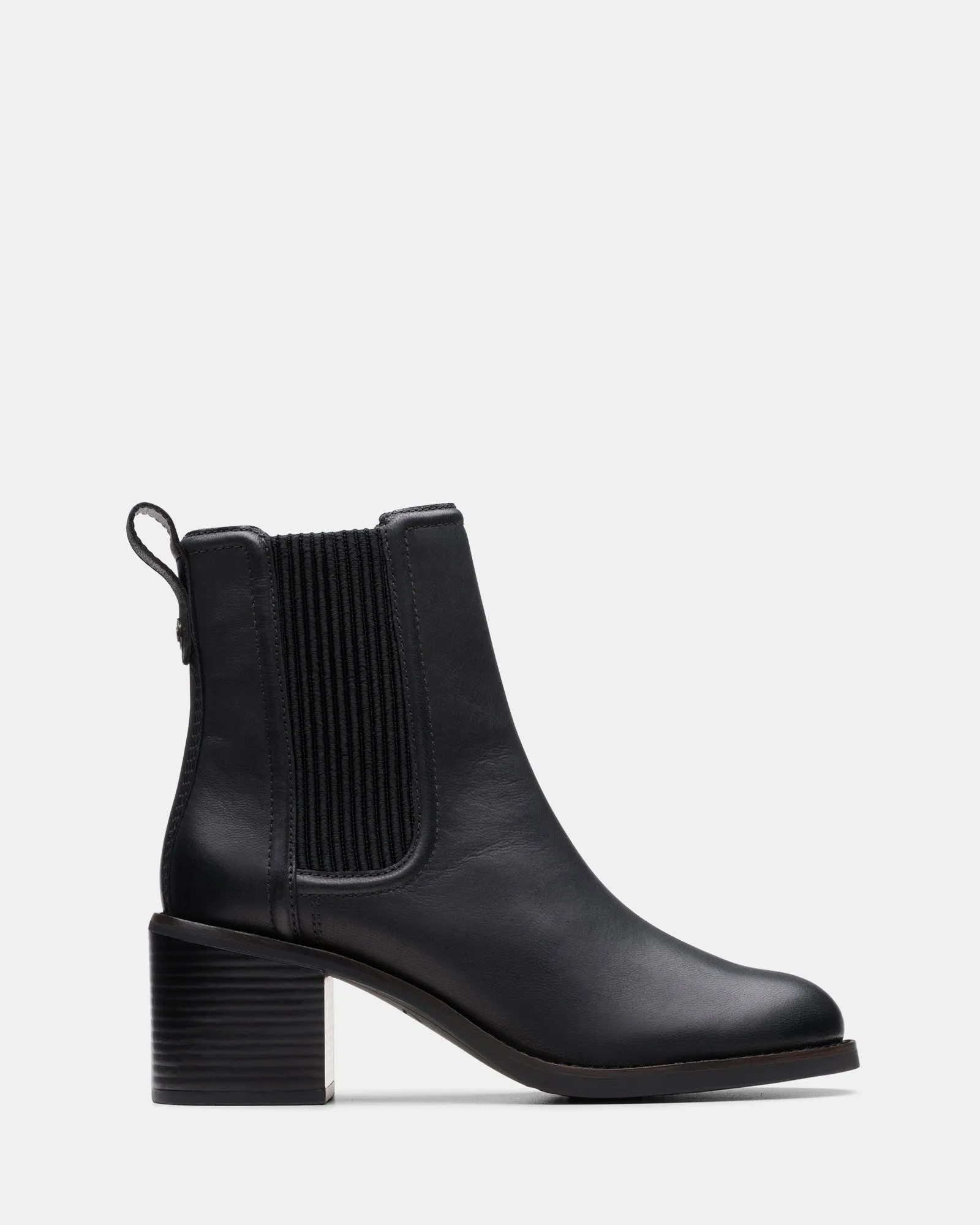 Walk Ready Comfort Memory Foam Chamberly Top Black Leather