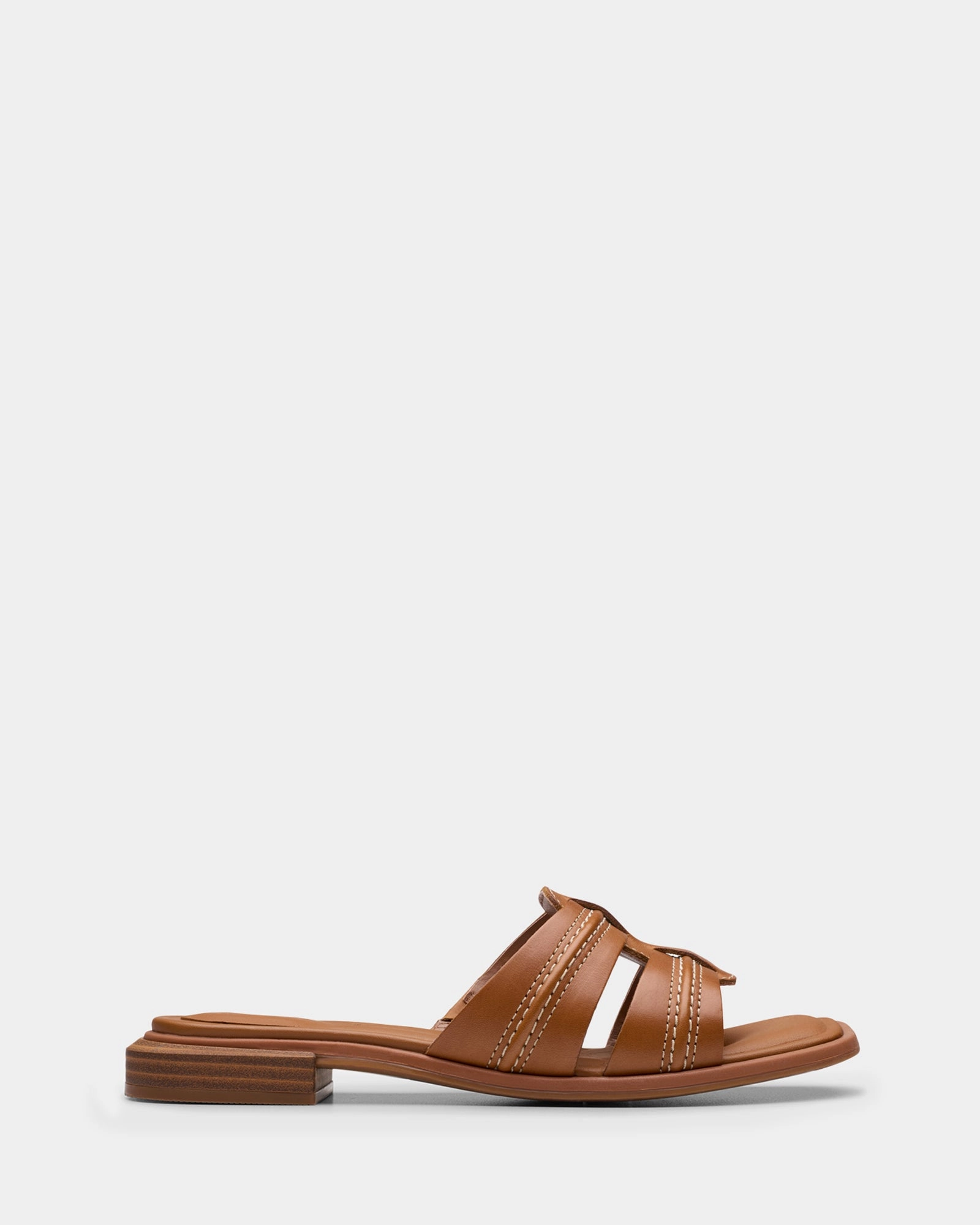 Ariany Mule Tan Leather Vacation Ready