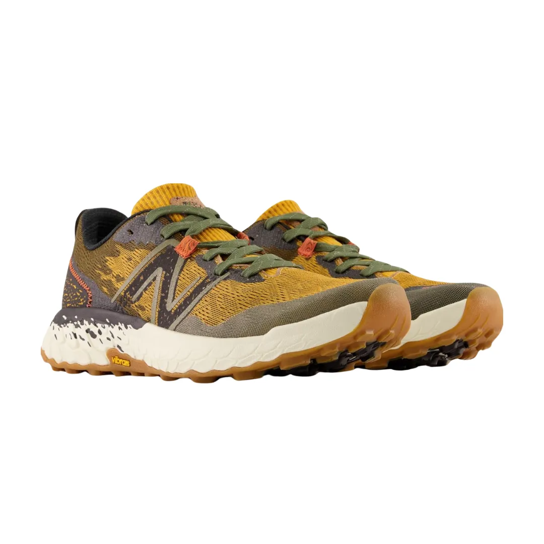 Men's Fresh Foam x Hierro v7 - Golden Hour with Dark Camo and Black (D Width) Best New Balance For Flat Feet