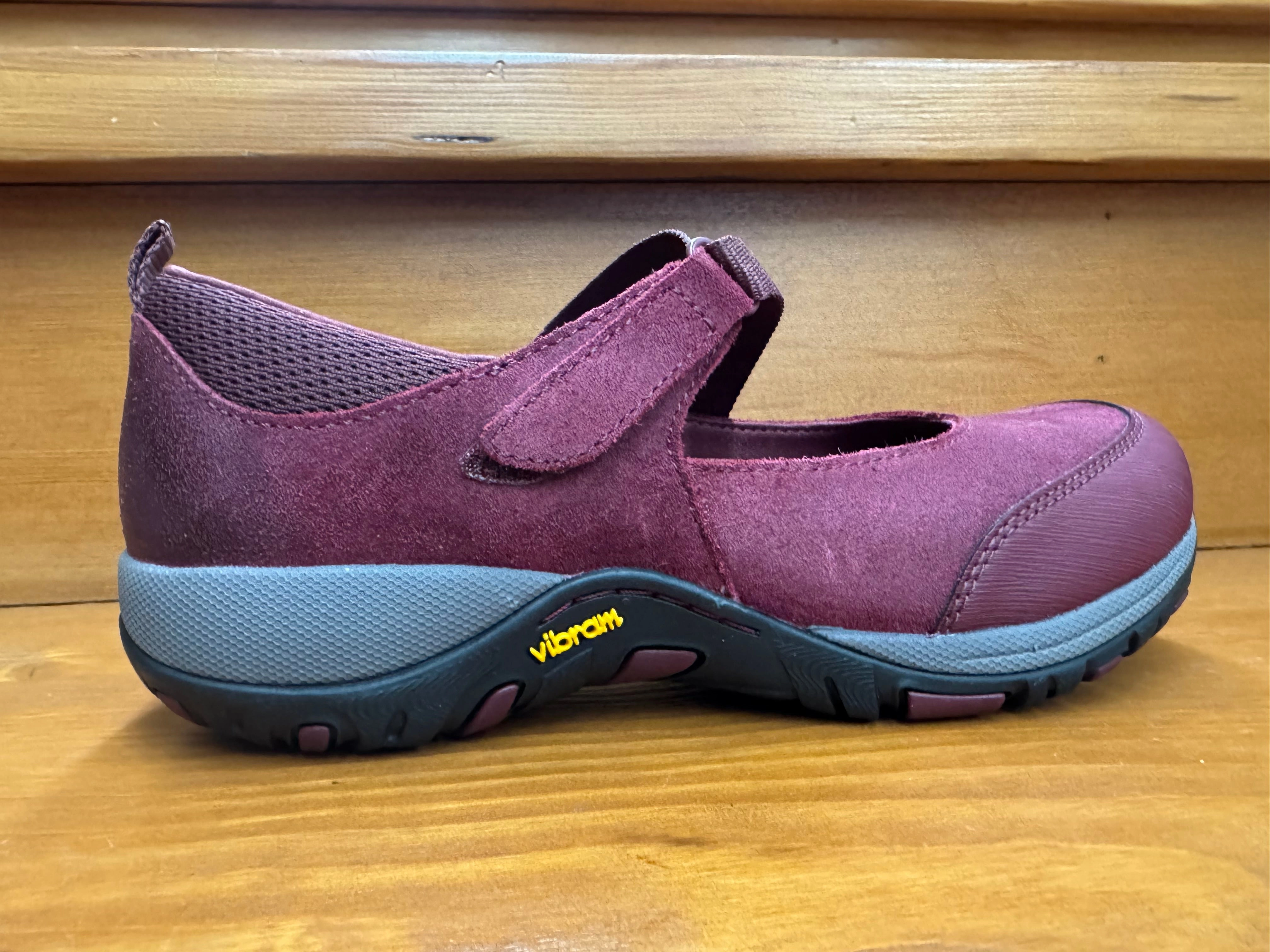 Dansko Primrose Wine Burnished Leather Summit Step