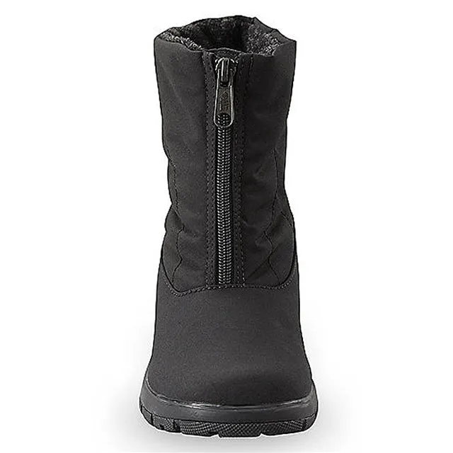 Crocs Jaunt Shorty Rain Boots Toe Warmers Magic Snow Boot Black (Women's)