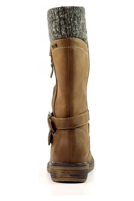 Suede Lunar Peyton Tan Waterproof Boot GLB134