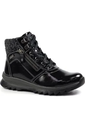 Lunar Psyche Black Waterproof Boot GLB135 Elastic Band