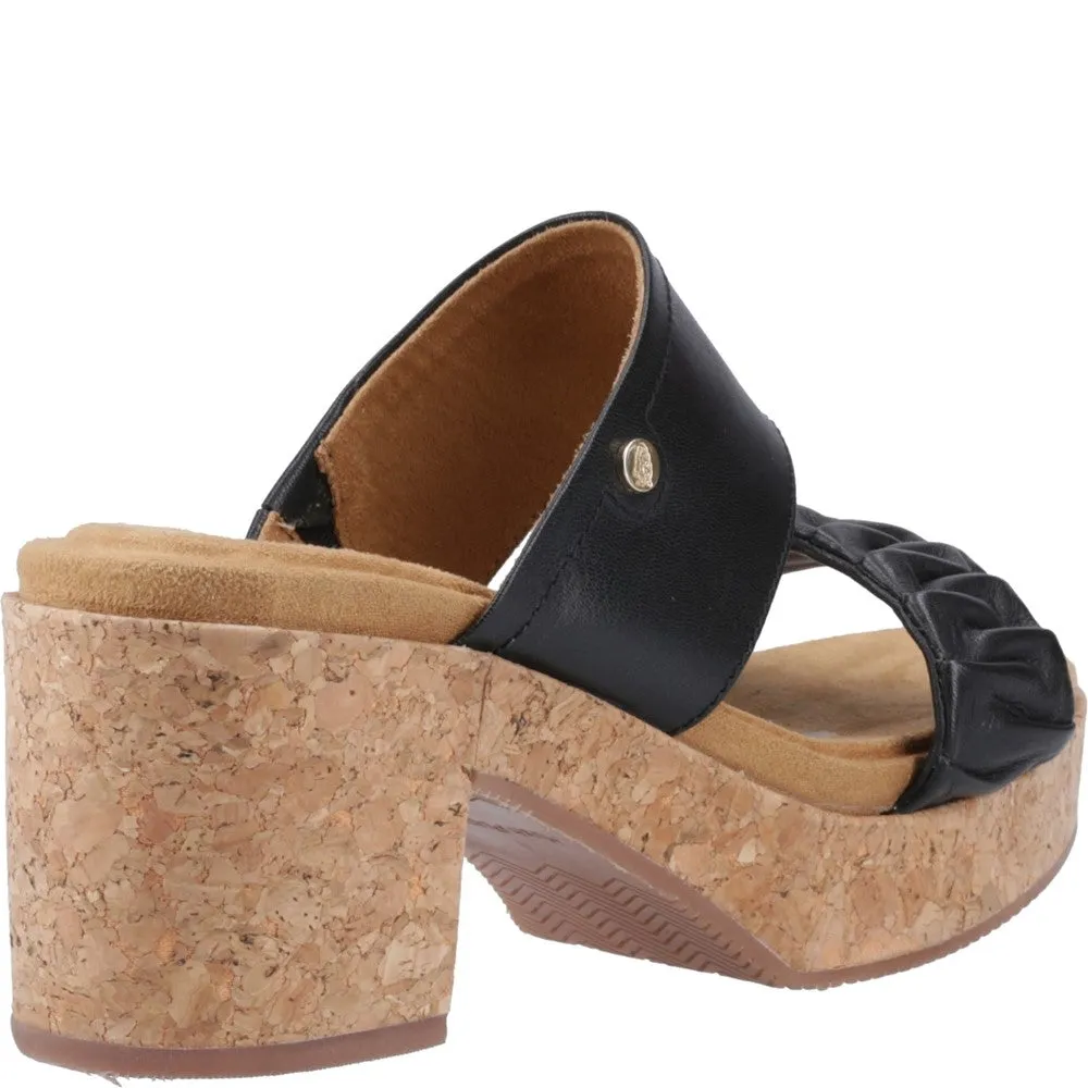 Hush Puppies Poppy Ruched Slide Sun Play Shore Play