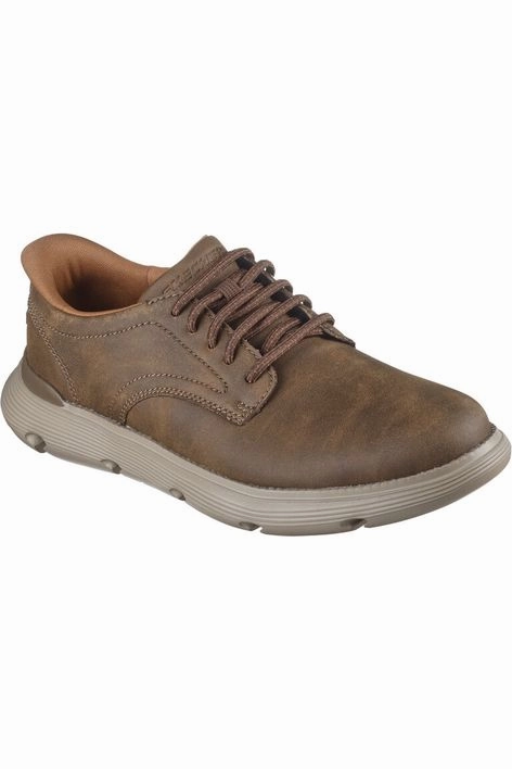 Skechers Mens 205353 GARZA DURAN in Taupe Daily Walk Comfortable