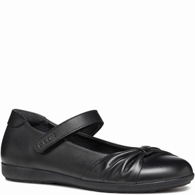 Eco Wear Stain Resistant Geox J Iberide F Ballerina School Shoes