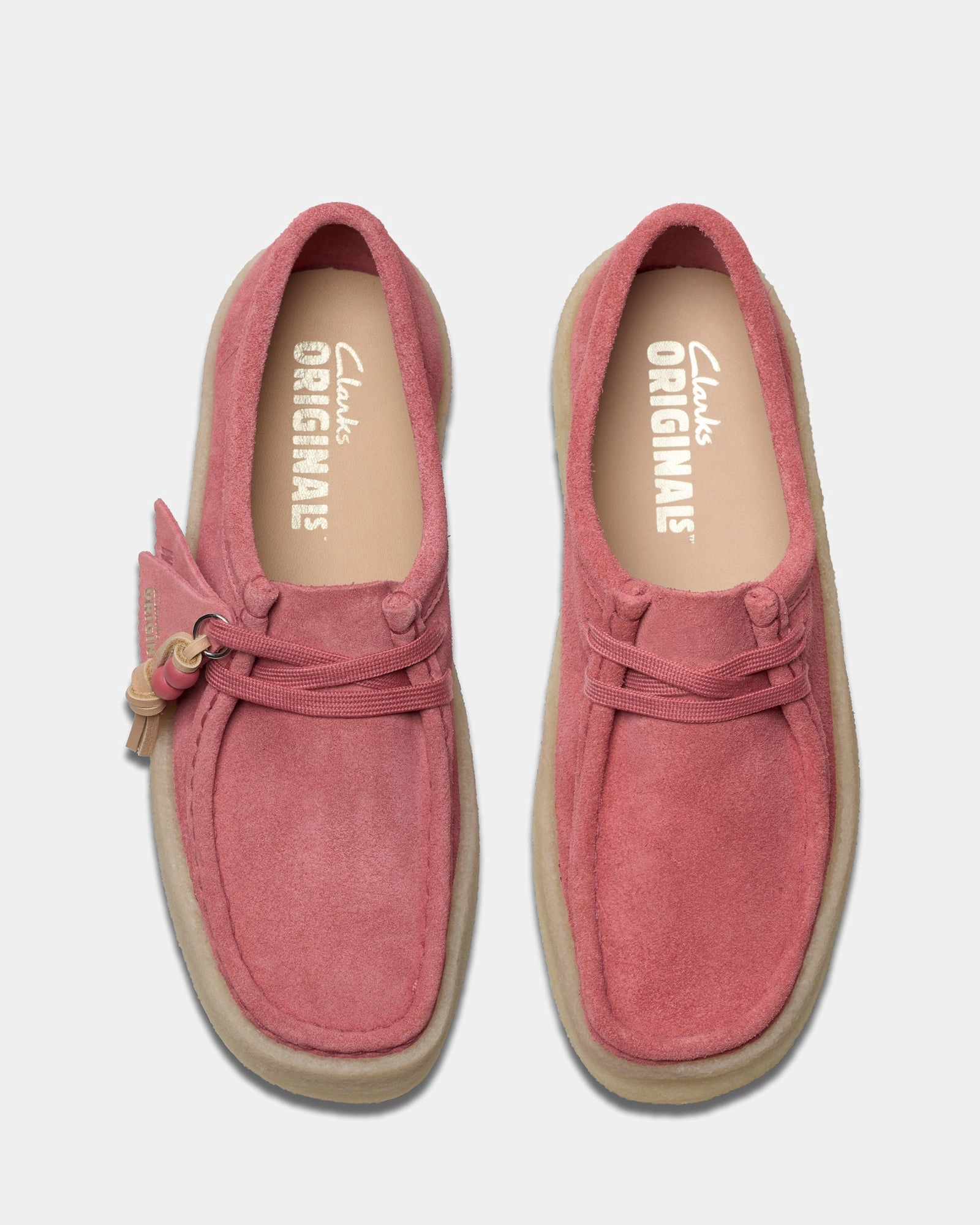 Wallabee Cup. (W) Vintage Pink Sde Travel Friendly