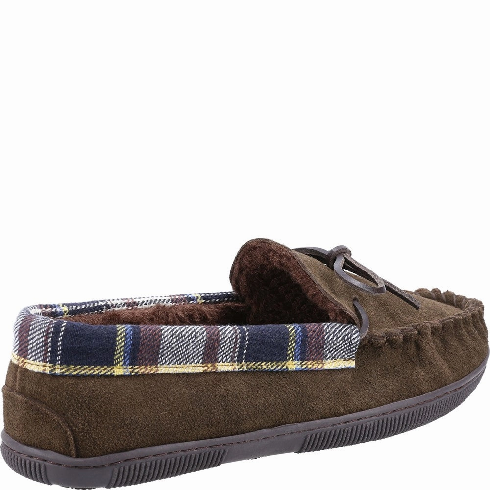 Cotswold Sodbury Moccasin Slipper Sweat Free