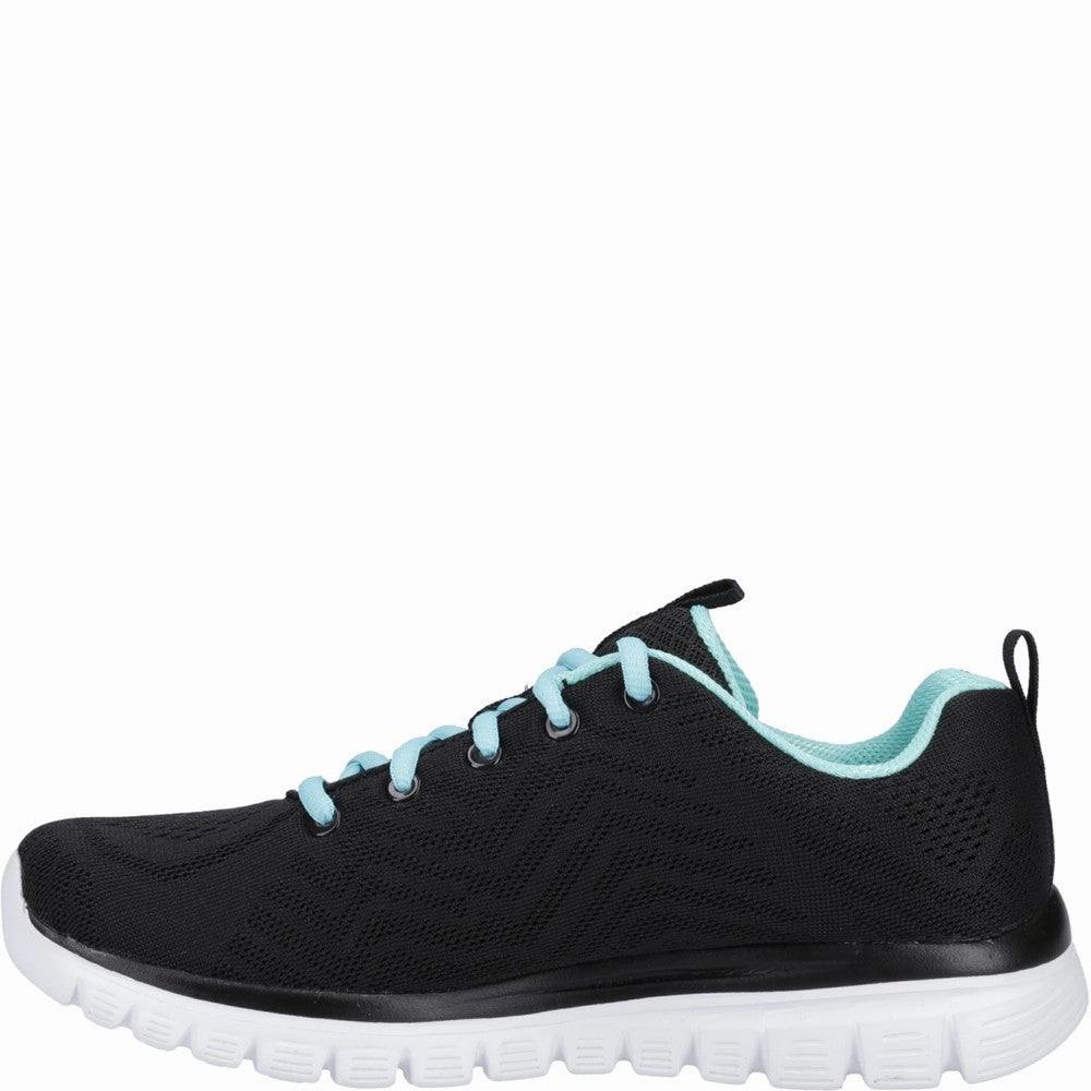 running in relay races shoes Skechers Graceful Get Connected Sports Shoe